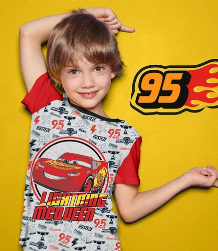 Miniatura 6 de Disney Cars - Lightning McQueen Boys Graphic T-Shirt (3 Pack)