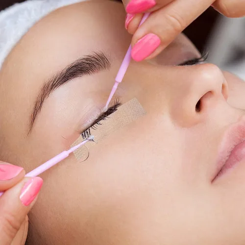 Miniatura 6 de 10 rollos de cinta médica de microporos de polietileno para extensiones individuales de pestañas, cinta debajo de los ojos para extensiones