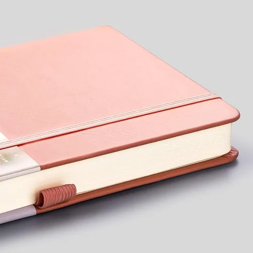 Miniatura 2 de EMSHOI - Cuaderno de puntos, 256 páginas A5, cuadrícula de puntos, papel grueso de 3.54 oz/y², 16 páginas perforadas, piel sintética suave, bolsillo