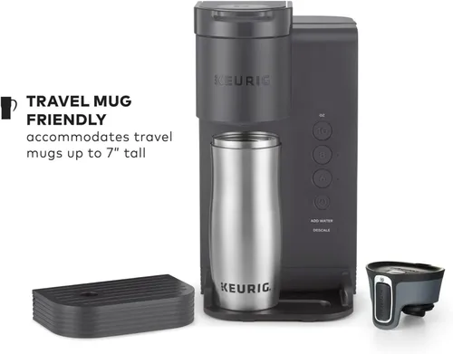Miniatura 6 de Keurig K-Express Essentials - Cafetera K-Cup de una sola porción gris mate