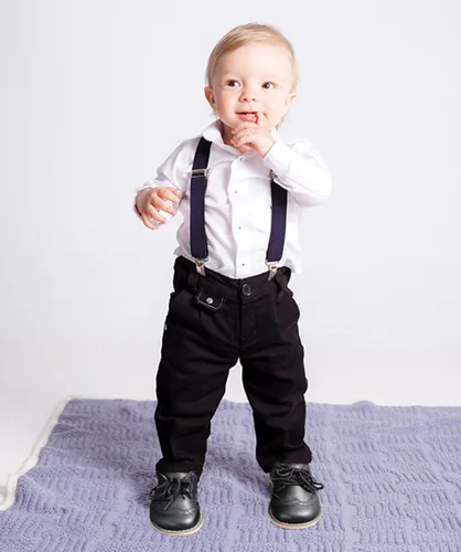 Miniatura 12 de DADAWEN - Zapatos de vestir para niña con cordones para uniforme de Oxford, cómodos, mocasines (niños pequeños)