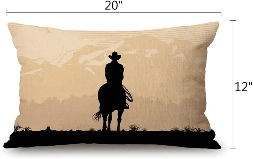 Miniatura 79 de Fundas de almohada de 12 x 20 pulgadas, decoración rústica de granja, sé feliz, fundas de almohada de algodón y lino, citas inspiracionales con Jcp20
