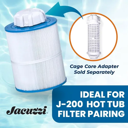 Miniatura 6 de Jacuzzi ProClassic - Cartucho plisado enjuagable de 50 pies cuadrados, filtro de spa de repuesto 6541-853J, se adapta a jacuzzis J-200 2023+, medios