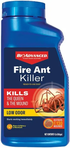 Bayer Advanced 502832 Fire Ant Killer Dust veneno para hormigas, 16 onzas