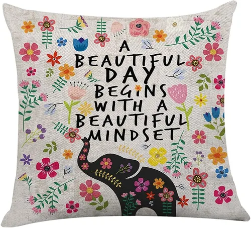 Miniatura 16 de Littlefa Funda de Almohada Be The Sunshine, Fundas de Almohada de Sol, Funda de Almohada Decorativa Sunshine, Funda de Almohada Decorativa de Flores