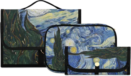 Miniatura 9 de Western Desert Cowboys - Neceser de viaje para cosméticos y brochas de maquillaje, organizador de accesorios resistentes al agua para mujer, 3 A1