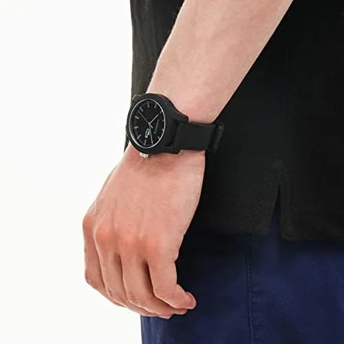 Miniatura 4 de Lacoste 2010766Lacoste 1212 reloj de pulsera color negro con banda texturizada para hombres