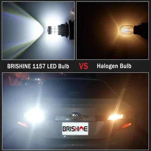 Miniatura 4 de Bombillas LED BAY15D superbrillantes 1157 2057 2357 7528 BAY15D 6000K xenón blanco 24-SMD LED chipsets con proyector para luces de marcha atrás