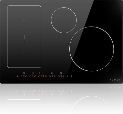 Miniatura 8 de NOXTON Cocina de inducción de 4 quemadores, estufa de inducción de 24 pulgadas con control táctil deslizante, 9 niveles de potencia, función