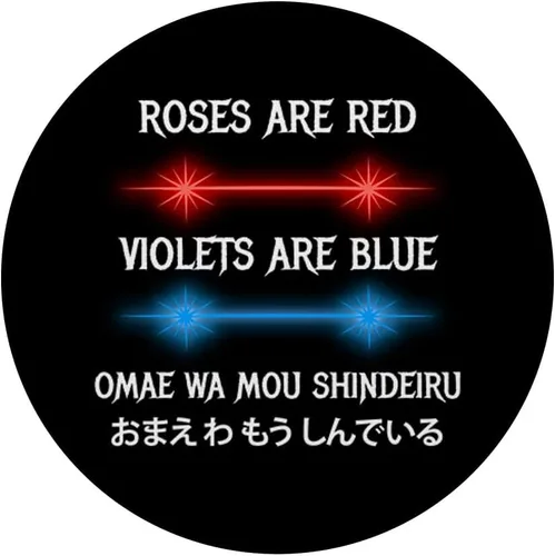Miniatura 3 de Omae Wa Mou Shindeiru Nani Japonés Anime Meme PopSockets PopGrip: Agarre intercambiable para teléfonos y tabletas