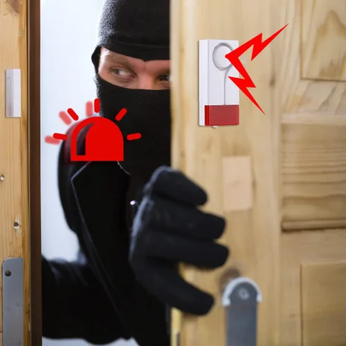 Miniatura 2 de Alarma abierta para puerta y ventana, control remoto inalámbrico, sensor magnético, timbre antirrobo, seguridad para el hogar, protección para casa