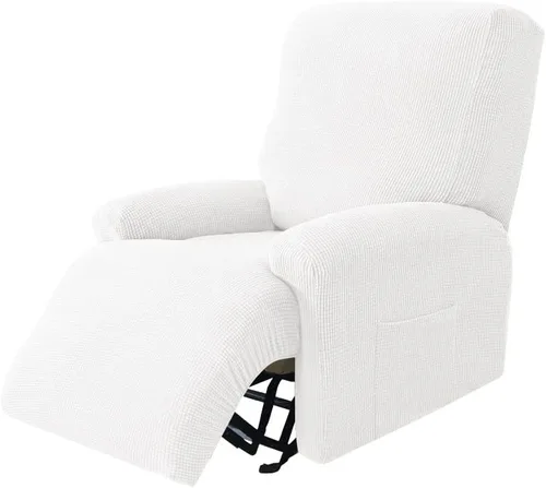 Miniatura 13 de Konsilsa Fundas para sofá reclinable de 1/2/3/4 plazas, funda elástica para sillones reclinables, funda para sillón reclinable, funda Tela 1-22