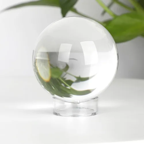 Miniatura 8 de JUXYES Paquete de 15 soportes de exhibición de esfera transparente, soporte de esfera transparente, soportes de exhibición de plástico pequeños