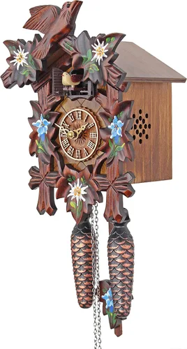 Miniatura 3 de Reloj Cuco Cuarzo - Flores Alpinas AH 40/8 QM