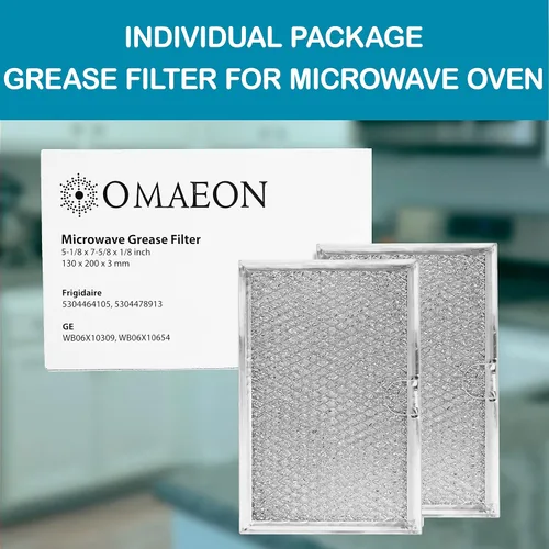 Miniatura 6 de Frigidaire 5304464105 5304509444 5304478913 Reemplazo del filtro de grasa para microondas – Paquete de 2 pantallas de malla de aluminio de 5-1/16 ″