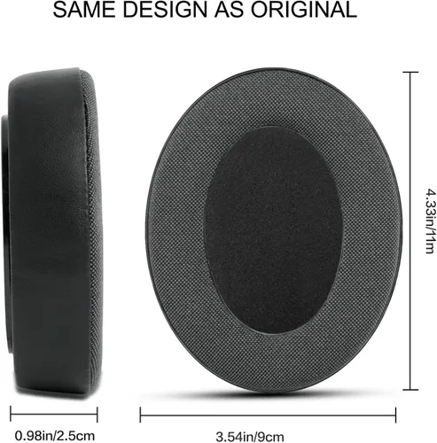 Miniatura 3 de Gvoears - Almohadillas de repuesto para auriculares Sennheiser HD650/HD600/HD660S/HD545/HD525/HD535, almohadilla para auriculares también apto
