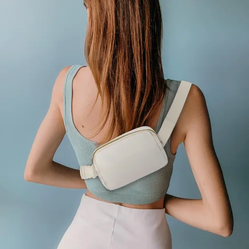 Miniatura 164 de Riñonera cruzada para mujeres y hombres, bolsa para cinturón para senderismo con correa ajustable, riñonera para correr, entrenamiento, deportes