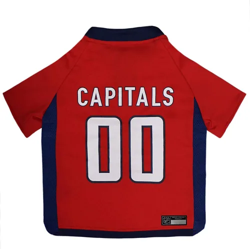 Miniatura 10 de Camiseta NHL Calgary Flames para perros y gatos, talla XL. ¡Deja que tu mascota sea un verdadero fanático de la NHL!