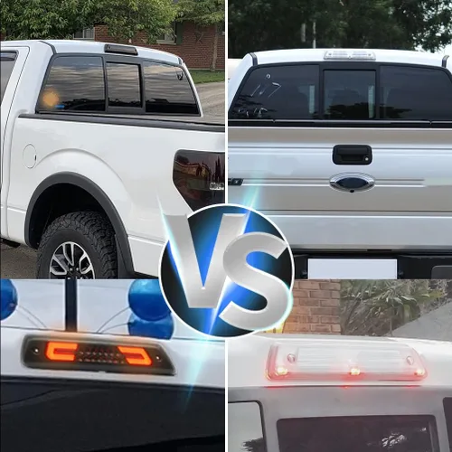 Miniatura 6 de F150 LED 3ª luz de freno para 2009 2010 2011 2012 2013 2014 F0rd F150 SVT Raptor lente ahumada Tercera lámpara de freno de montaje alto LED blanco