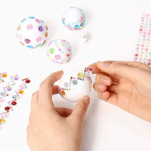 Miniatura 4 de 100 piezas de bolas de espuma blancas de 1 pulgada de poliestireno, bolas de manualidades de espuma para arte, manualidades, hogar, proyectos 1.0 in