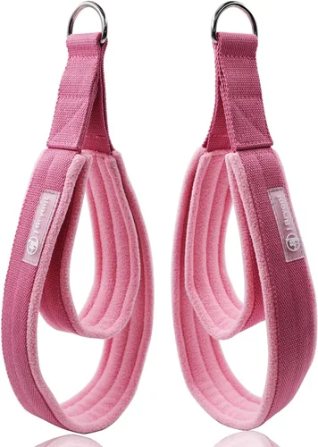 J Bryant Correas de doble bucle de Pilates para Reformer Fitness D-Ring Straps, accesorios de ejercicio de yoga para entrenamiento de gimnasio en