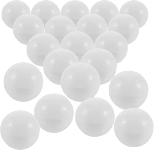 Juego de 25 bolas de bingo para rifas, 1.57 pulgadas, color blanco, para juegos de lotería, para eventos, fiestas y actividades festivas