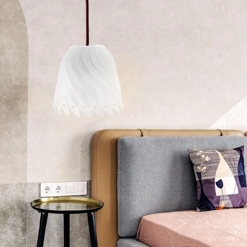 Miniatura 4 de Pantalla de lámpara de plástico para mesa y suelo, pantalla pequeña para dormitorio, sala de estar