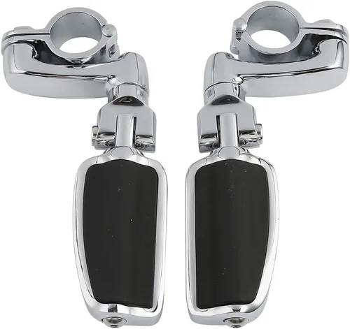 Miniatura 20 de TCT-MOTORPARTS Soportes de clavijas de pie de barra de carretera negro para Harley Touring 22/25/32/1.378 in