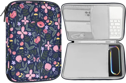 Miniatura 11 de MoKo Funda para tablet de 9 a 11 pulgadas, compatible con iPad Air M4/Pro M5 de 11 pulgadas, iPad A16 de 11 pulgadas, i-Pad 10/9/8/7th/Air 5/4th Rosa