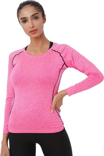 Miniatura 7 de NELEUS Women's 3 Pack Compression Shirts Long Sleeve Yoga Athletic Running T Shirt