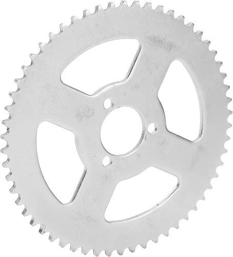 Miniatura 6 de VGEBY Piñón T8F 58T, Piñón de acero blanco T8F 58T, manivelas de 3 agujeros, 1.142 in, compatible con mini motocicleta de 47/49cc, ATV Kart