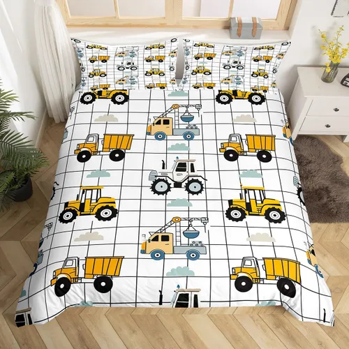 Miniatura 15 de Feelyou Juego de ropa de cama color verde azulado, tamaño individual, funda de edredón turquesa, azul, gris, grunge, degradado, para niños, niñas