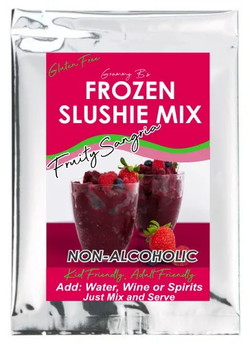 Miniatura 6 de Mezcla de Cóctel Frozen Slush Slushy Drink - Alcohólica o Sin Alcohol, Agua, Jugo, Soda, Vino, Vodka, Ron, Tequila (Naranja Sanguina)