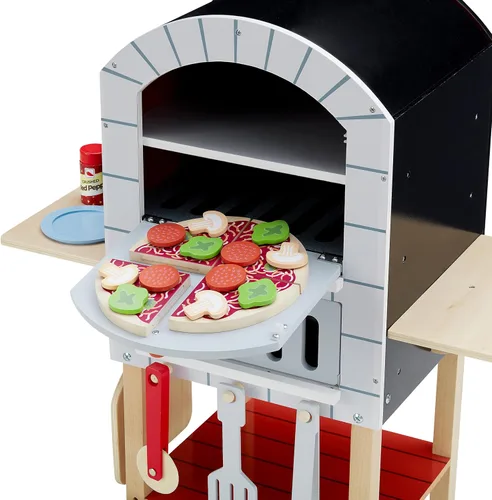 Miniatura 11 de Teamson Kids - Horno de pizza para exteriores My Little Helper