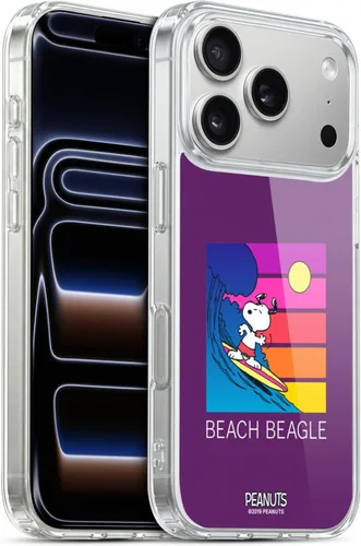 Miniatura 24 de Head Case Designs Peanuts Tropical Surf Snoopy Aloha Disco Gel Funda con licencia oficial [protección de grado militar] compatible con Apple iPhone