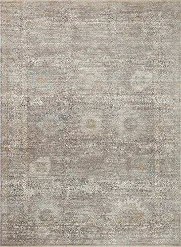 Miniatura 2 de Loloi Magnolia Home de Joanna Gaines Millie Collection MIE-05 Piedra/Natural 2 pies y 7 pulgadas x 12 pies, 0.25 pulgadas de altura de la pila