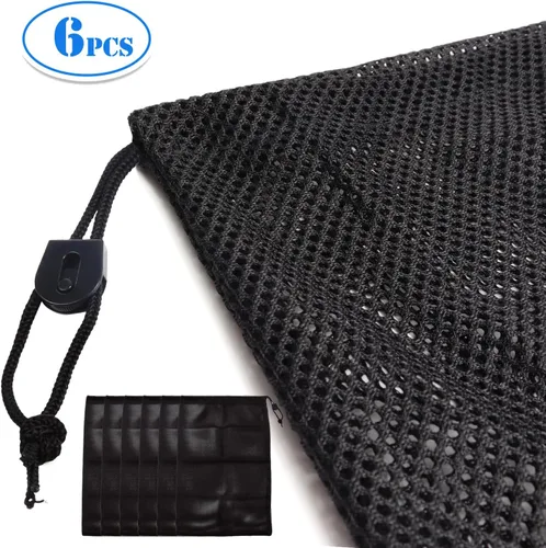 Miniatura 5 de GSE Games & Sports Expert Bolsa de malla con cordón para béisbol, pelotas de pickleball, pelotas de golf, gimnasio, equipo de natación, lavandería