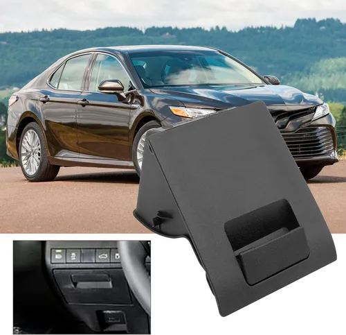 Miniatura 6 de Portamonedas Negro Reemplaza 55450-06010-C0 Compatible con Ensamble de Portamonedas del Tablero de Toyota Camry 2018 2019 2020 2021 2022, Reemplazo