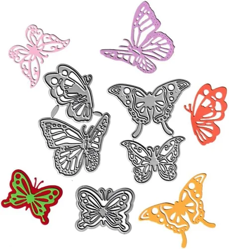 Miniatura 8 de 2 troqueles de corte de panal, 5 piezas de troqueles de animales de abeja de miel, plantillas de metal en relieve para tarjetas de álbumes