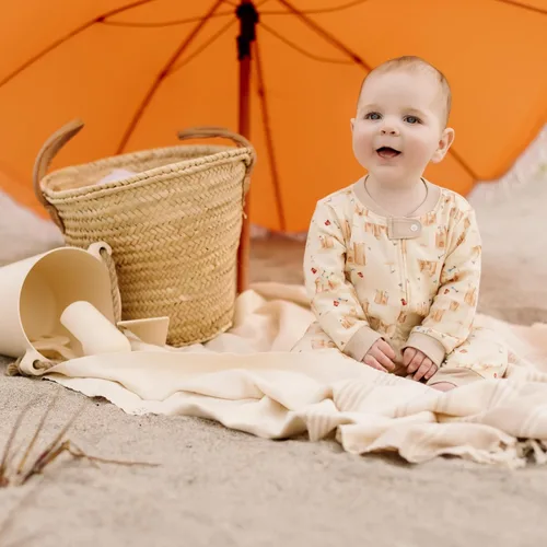 Miniatura 147 de Burt's Bees Baby - Pijama de una pieza para bebé, mameluco para dormir y jugar, algodón 100% orgánico, cremallera frontal