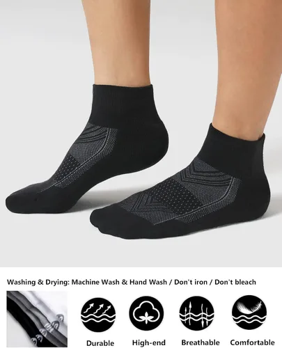 Miniatura 3 de CS CELERSPORT 6 pares de calcetines deportivos para correr para mujer