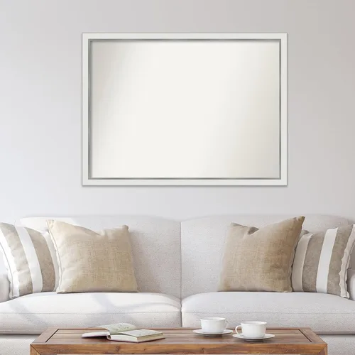 Miniatura 868 de Amanti Art Espejo personalizado, espejo estrecho de baño de oro blanco, espejo de pared o espejo de tocador de baño sobre el fregadero
