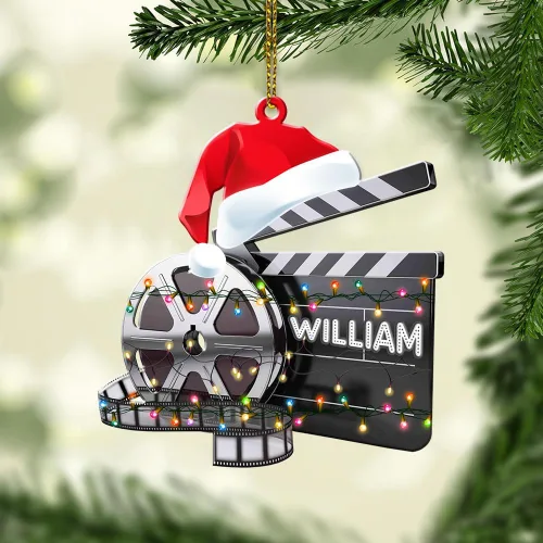 Miniatura 12 de Personalized Name Filmmaking Christmas Ornament Film Clapboard Ornament Director Clapboard Christmas Ornament Movie Clapperboard Theater Ornament 156