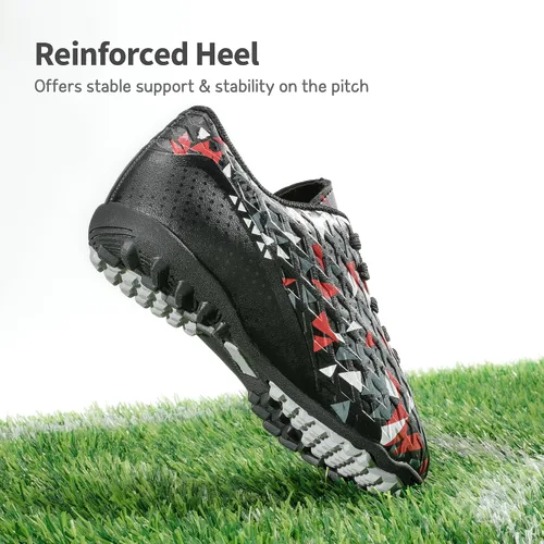 Miniatura 4 de DREAM PAIRS Zapatos de fútbol de interior para niños y niñas con cordones (bebéniño pequeñoniño grande)