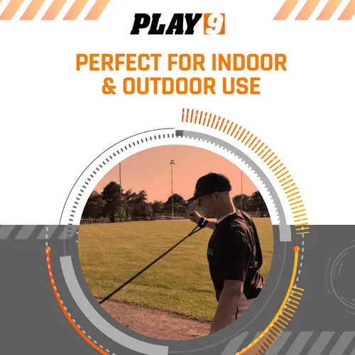 Miniatura 3 de Play 9 Deportes Resistencia Ejercicio Bandas de Activación de Béisbol Elástico Entrenamiento Atletas Equipo Bandas Negro