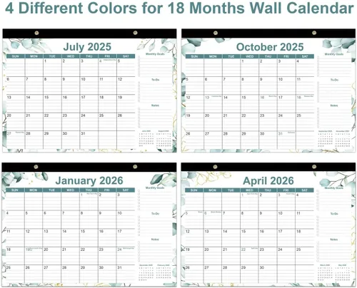 Miniatura 6 de Calendario de escritorio 2026, calendarios de 12 meses de enero de 2026 a diciembre de 2026, calendario de escritorio 2026 con papel grueso, 17 x 12