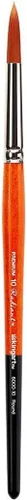 Miniatura 17 de KINGART Premium Radiant 6000-0 Round Series - Cepillo para artista, pelo sintético Taklon, mango corto, para pintura acrílica, óleo y acuarela