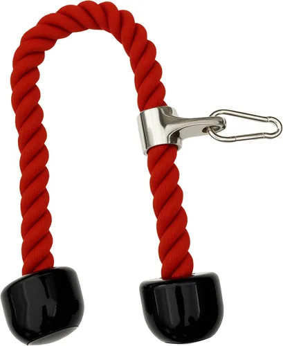 Miniatura 3 de Accesorios para cable de cuerda de tríceps, accesorios para máquina de cables para gimnasio en casa, cuerda de tríceps de 27 pulgadas para fijación