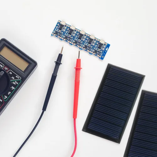 Miniatura 7 de Retisee 30 unidades de paneles solares pequeños, mini células solares policristalinas de 5 V 60 ma placa epoxi células fotovoltaicas módulo cargador