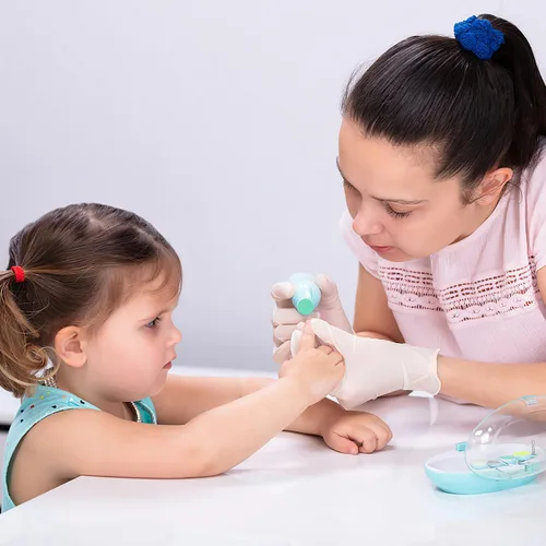 Miniatura 3 de DOITOOL Almohadillas de repuesto para lima de uñas eléctricas para bebés, 24 cabezales de rectificado de 0.70 pulgadas para recortadora de uñas